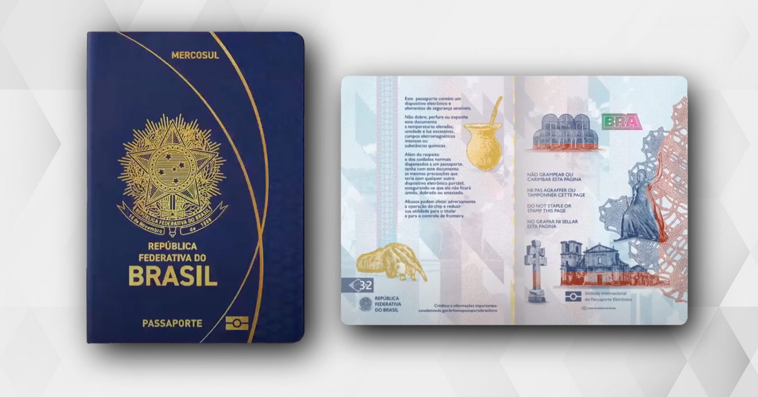 Novo passaporte brasileiro começa a ser emitido a partir de hoje