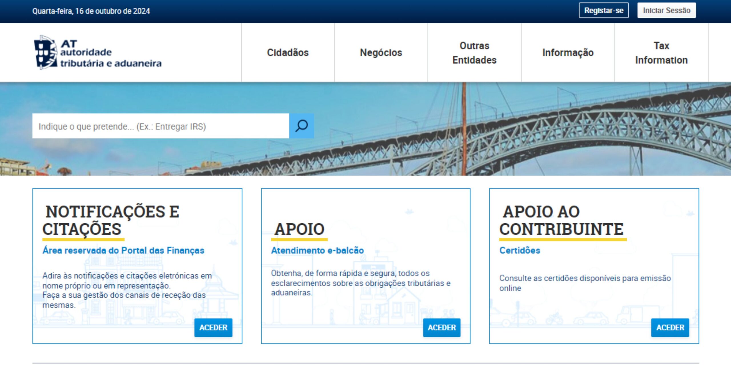 Portal das Finanças tem senhas de acesso expostas na Internet
