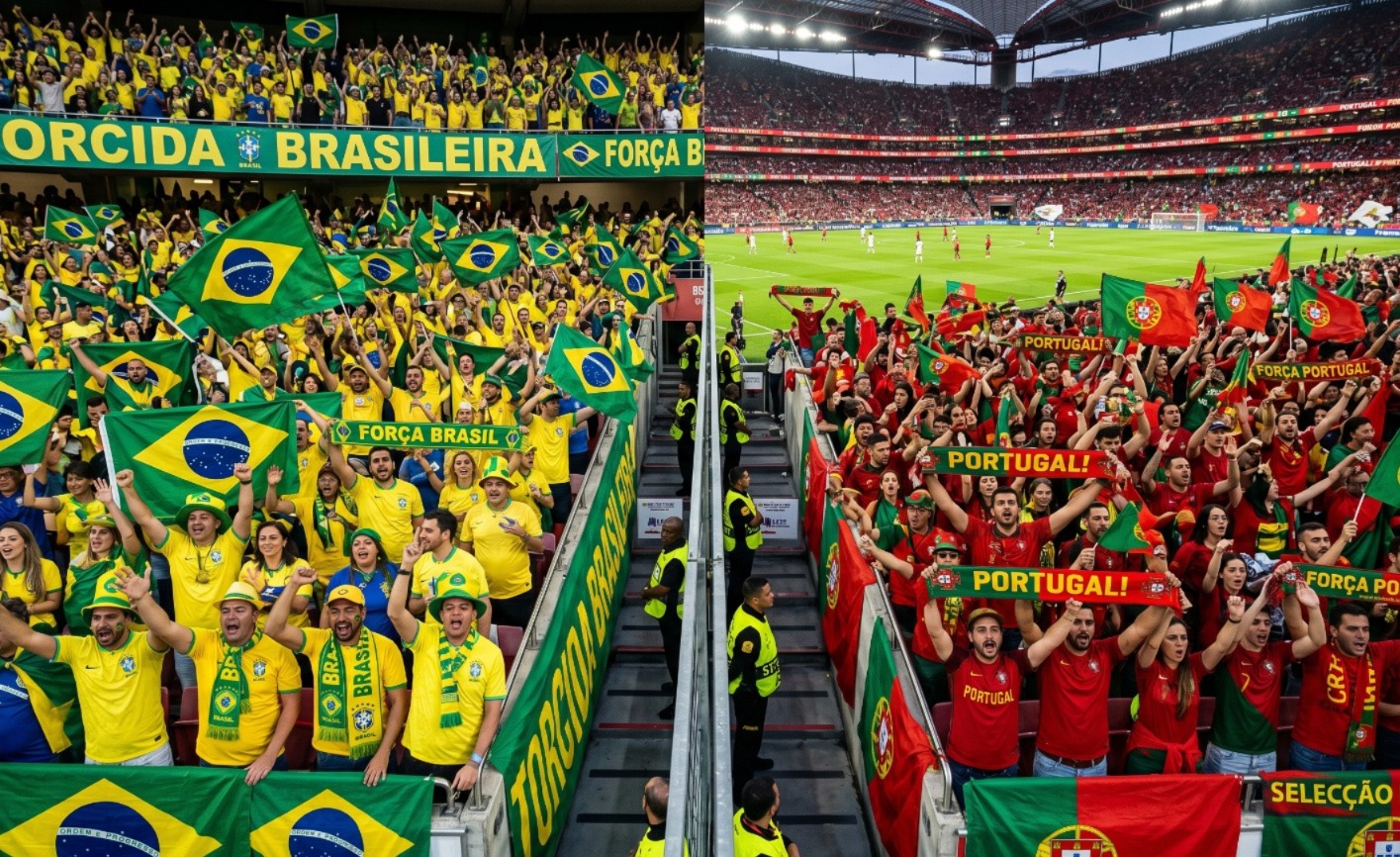 🇵🇹 Brasil vs. Portugal: Quem Vive a Copa do Mundo com Mais Paixão?
