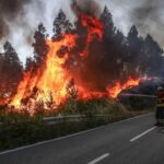 Fogo de Vouzela Alastra a Oliveira de Frades e Mobiliza Mais de 570 Bombeiros Numa Noite Crítica
