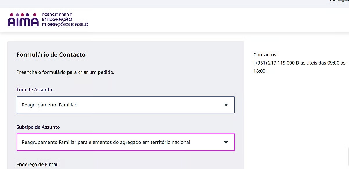 🇵🇹 AIMA Reativa Formulário de Reagrupamento Familiar no Portal Oficial