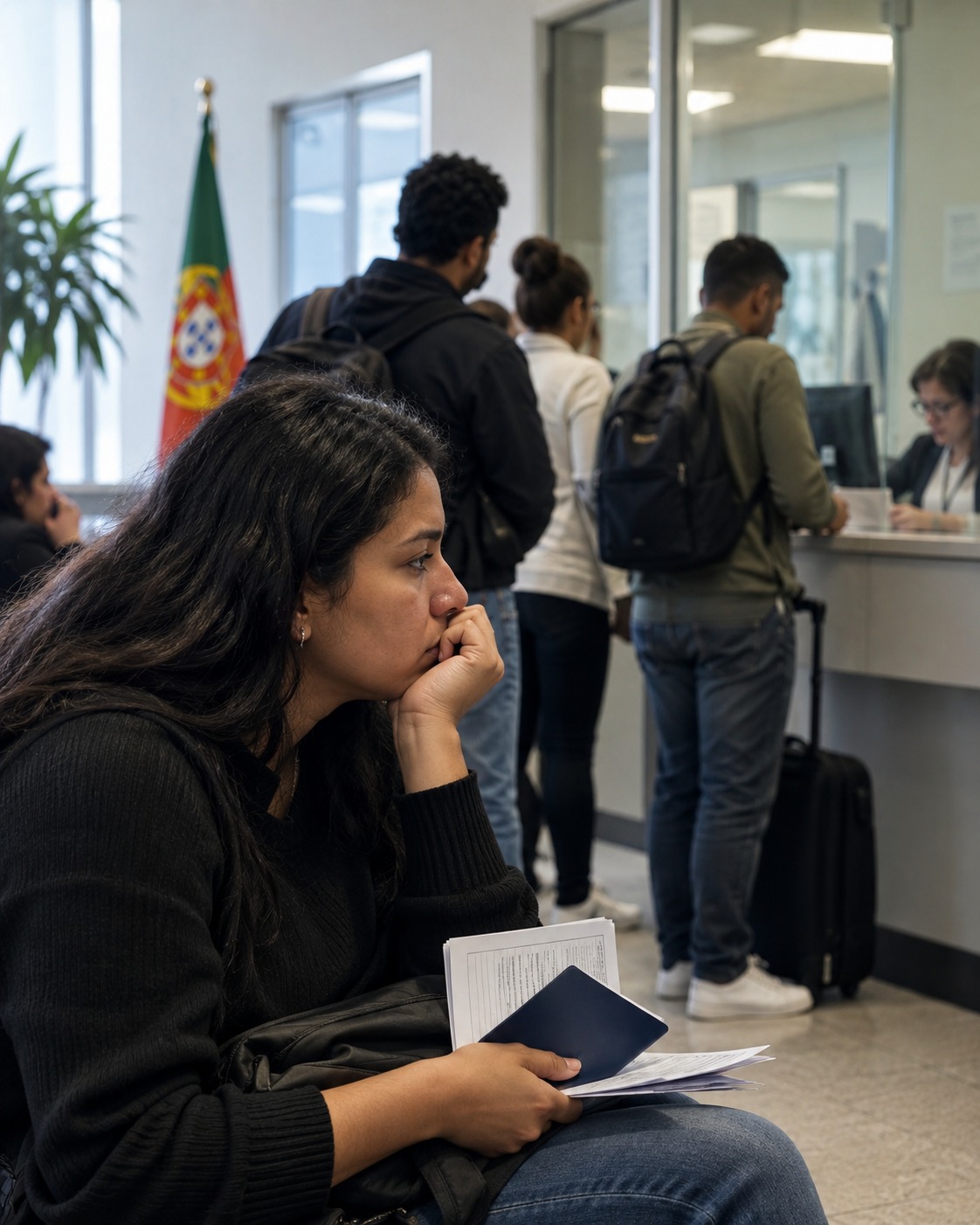 Entre a espera e a incerteza: a realidade de imigrantes que aguardam a regularização em Portugal